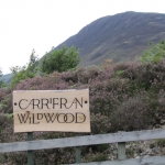 Carrifran Wildwood and sign